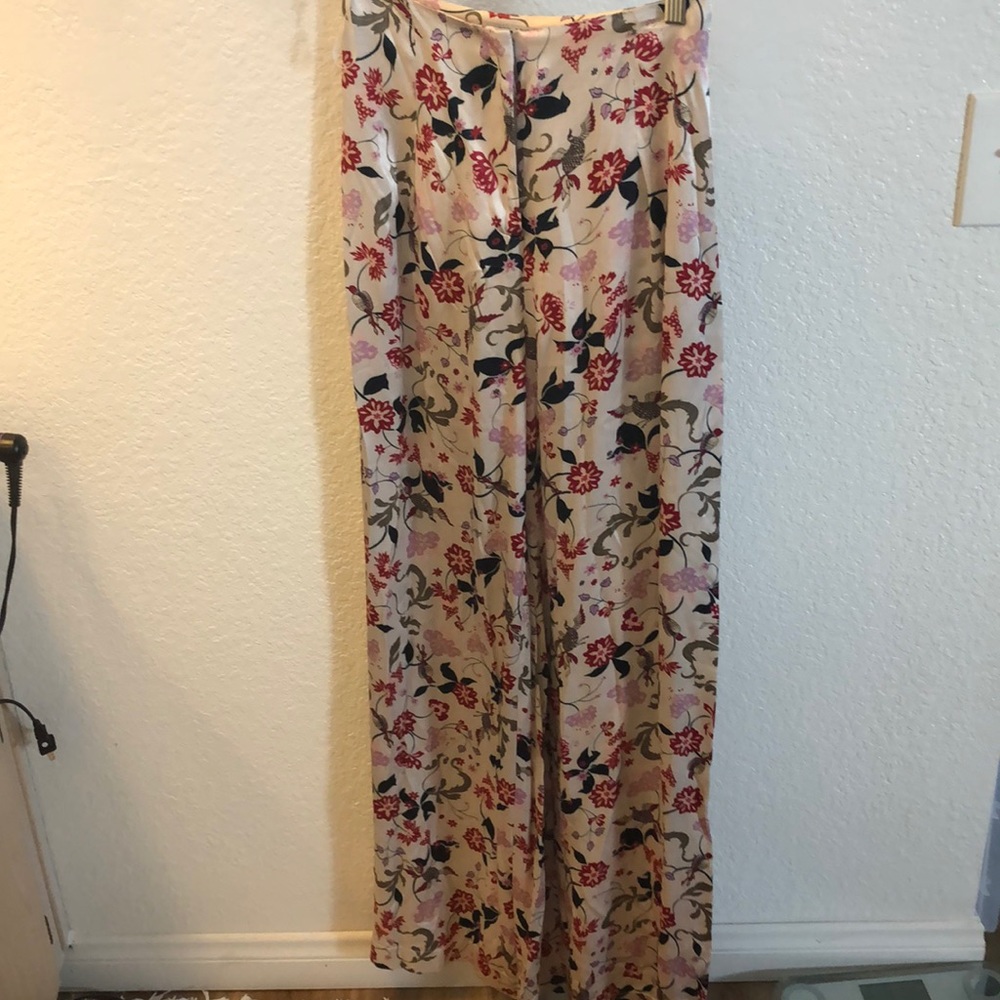 Bec & Bridge flare silk pant